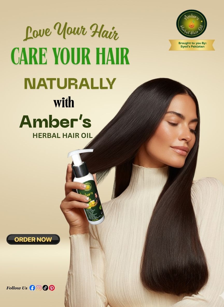 Amber's Herbal Hair Oil- Nature's Secret for Beautiful Hair